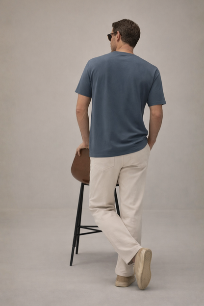 Miglior T-shirt minimal di lusso con tasca