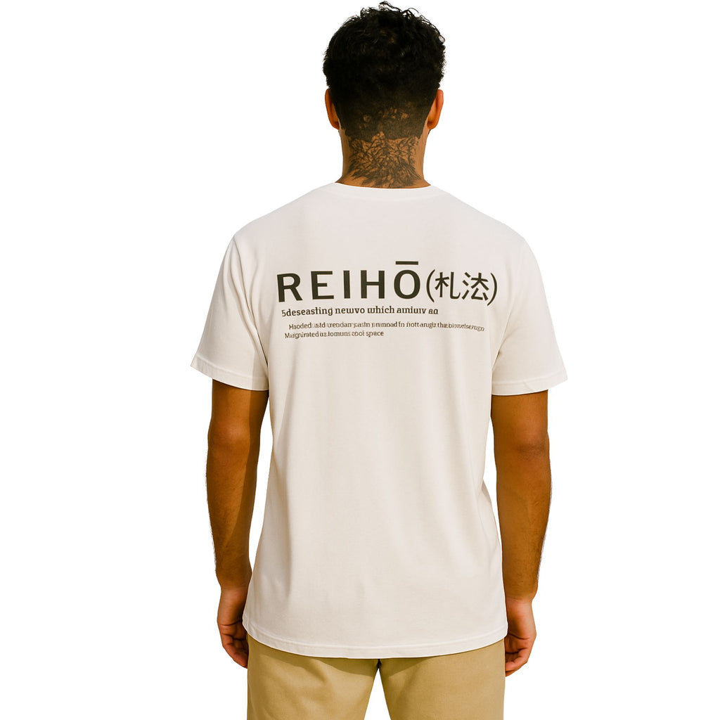 FUDO , FUDO LUXURY WEAR, JAPANESE 
INSPIRED TSHIRTS, FUDO STREETWEAR,
 KANJI DISCIPLINE , SUSTAINABLE CLOTHING, 
REHIHO tee FUDO