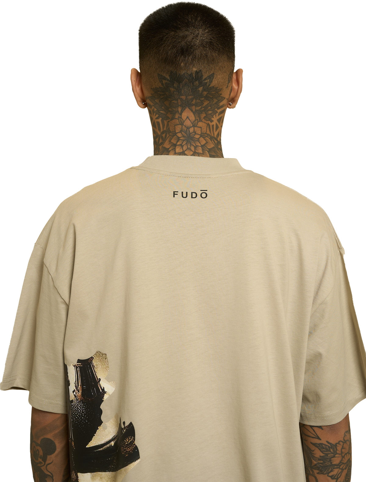 EDIZIONE GRAFICA #1 | Maglietta oversize premium beige
