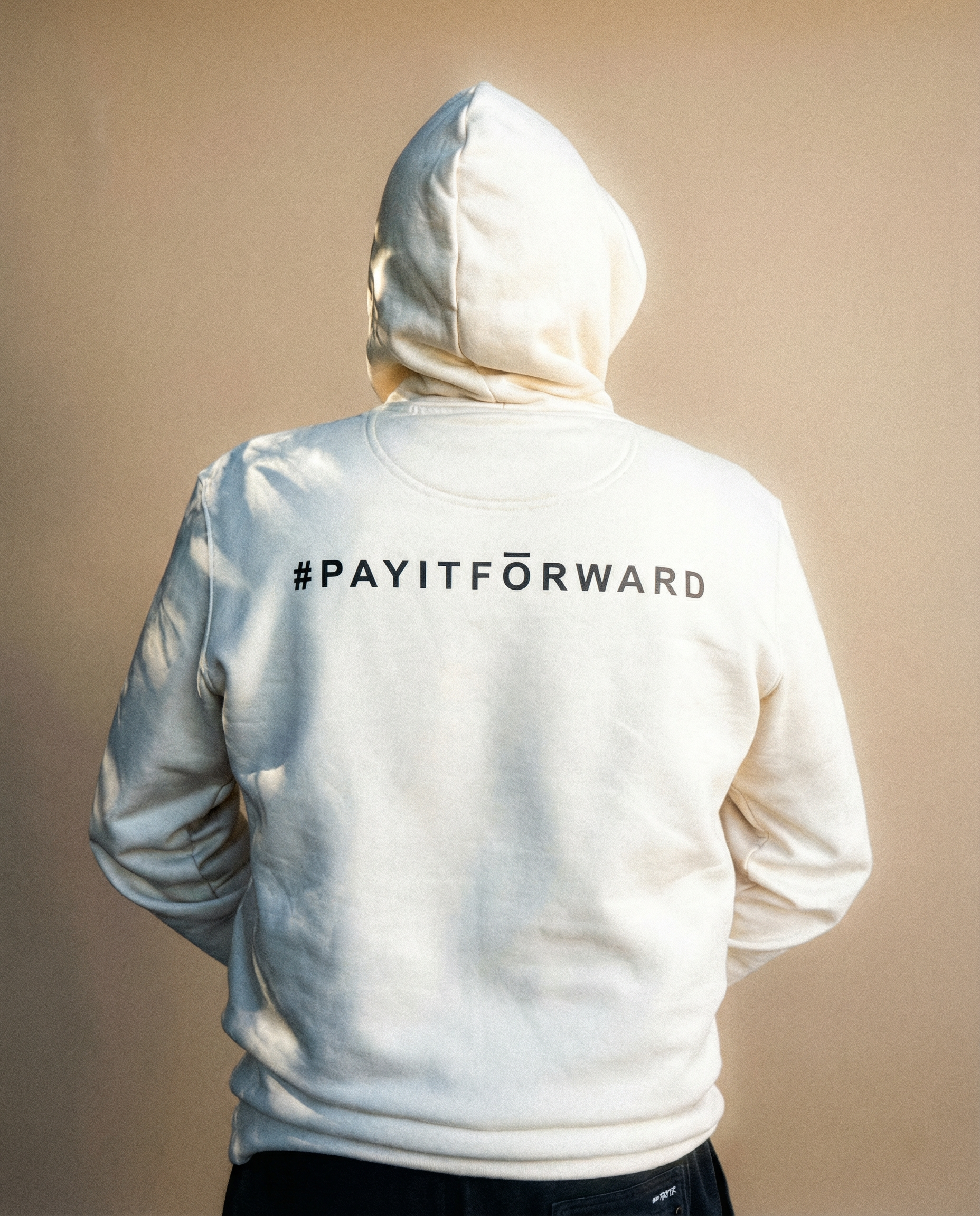 Natural Raw edition I Payitforward Hoodie