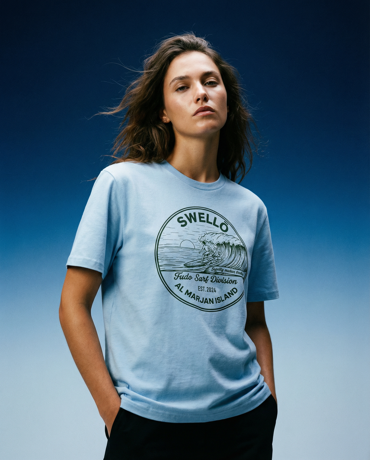 SWELLŌ | Camiseta surf Al Marjan