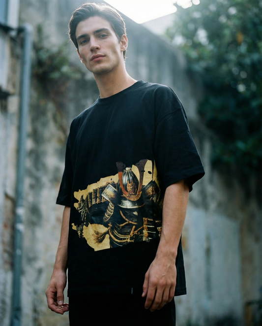 EDIZIONE GRAFICA #2 | Maglietta oversize premium nera