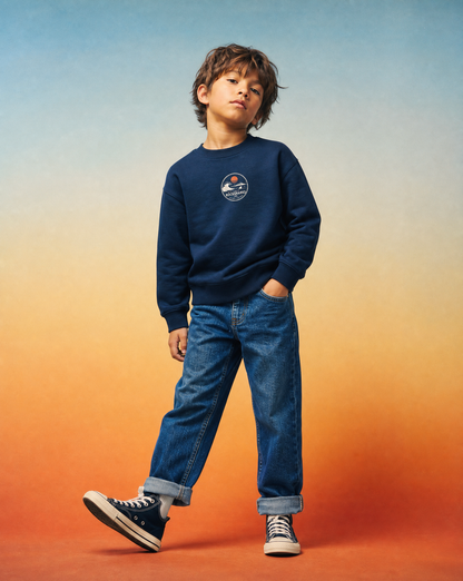 Rock Sharks | Felpa oversize di cotone organico