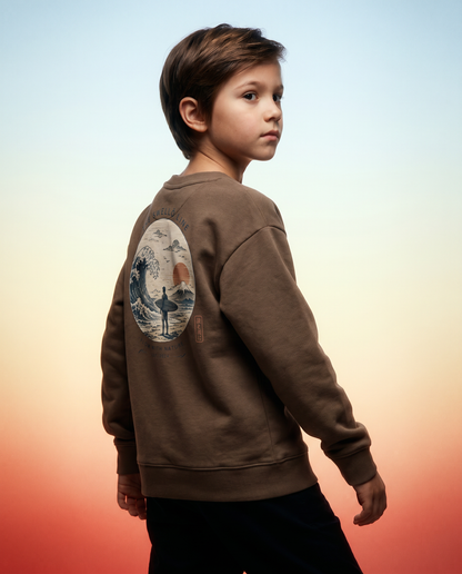 Rock Sharks | Felpa oversize di cotone organico