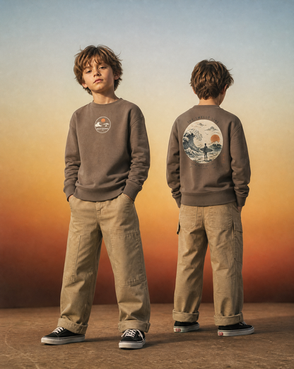 Rock Sharks | Felpa oversize di cotone organico