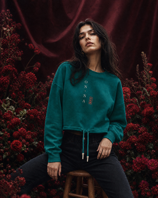 ŌN'NA | Felpa cropped Musha