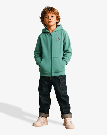 Rock Sharks | Sudadera con cremallera de algodón orgánico
