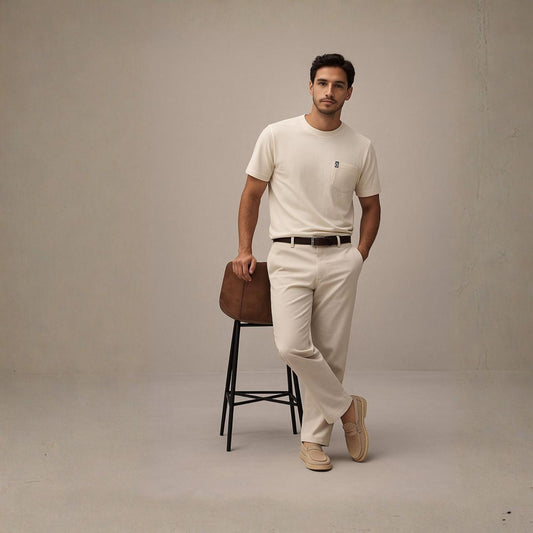 Minimal luxury pocket Tee