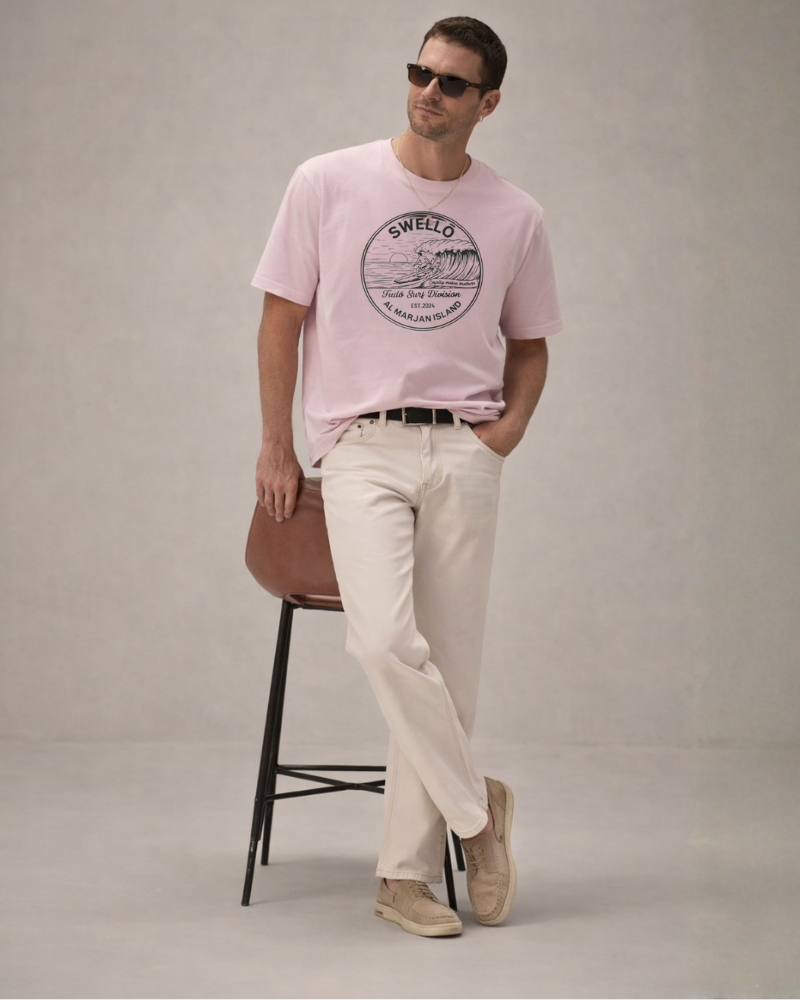 SWELLō Premium tee | Al Marjan surf