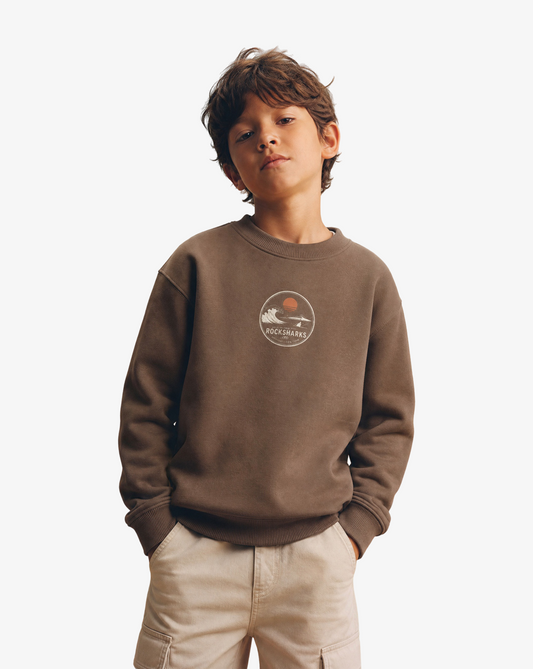 Rock Sharks | Sudadera oversize de algodón orgánico