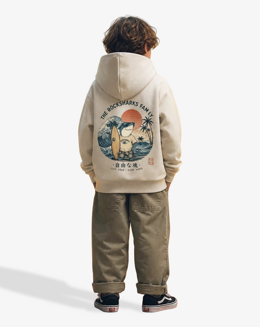 Rock Sharks | Sudadera con capucha oversize
