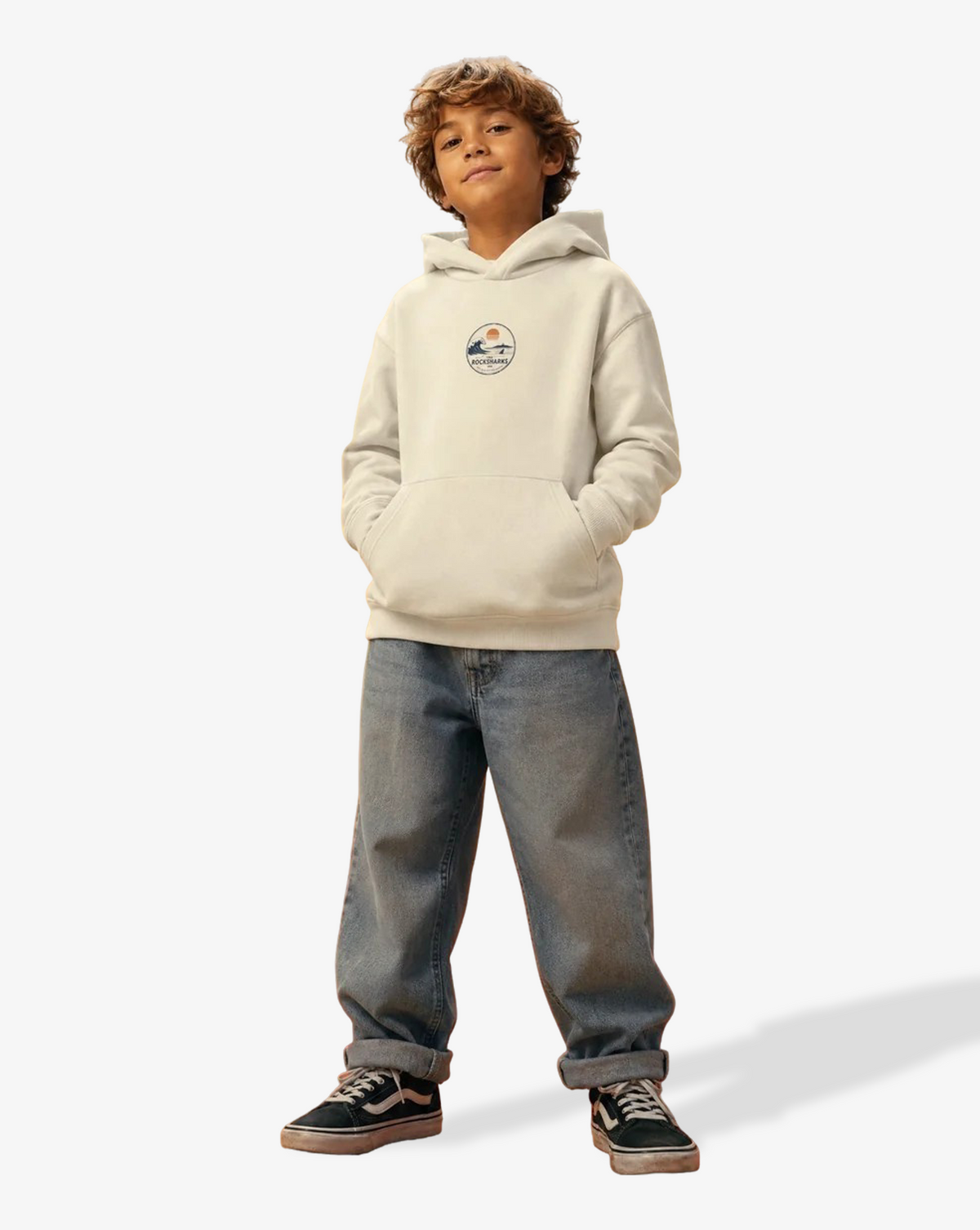 Rock Sharks | Felpa con cappuccio oversize