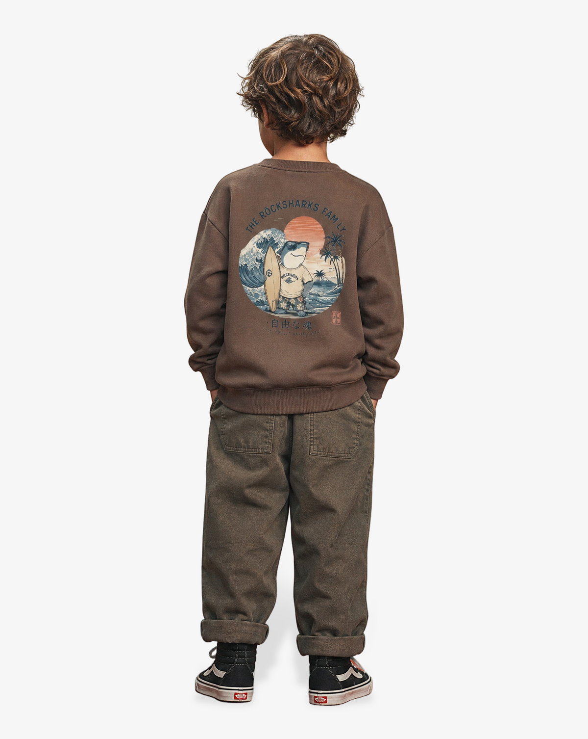 Rock Sharks | Sudadera oversize de algodón orgánico