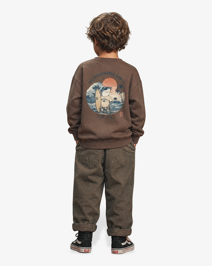 Rock Sharks | Sudadera oversize de algodón orgánico