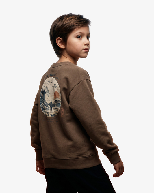 Rock Sharks | Sudadera oversize de algodón orgánico